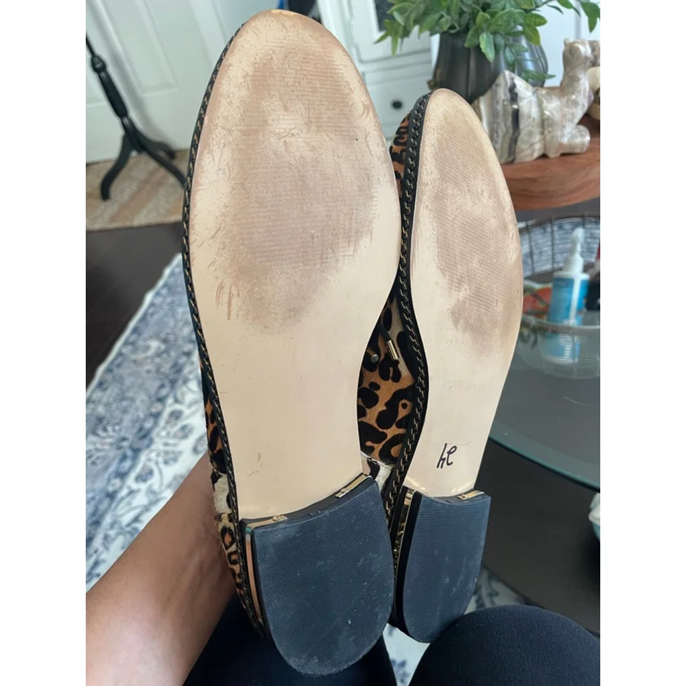June Ambrose Leopard Haircalf Oxford Shoes Men’s 12 Statement Designer